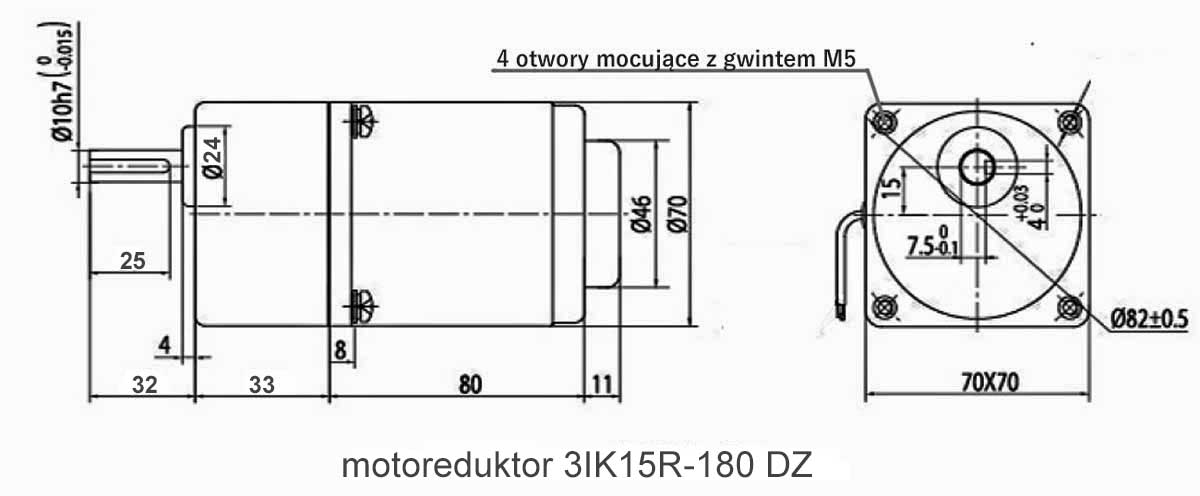 3IK15-180DZ 6,8obr/min 15W