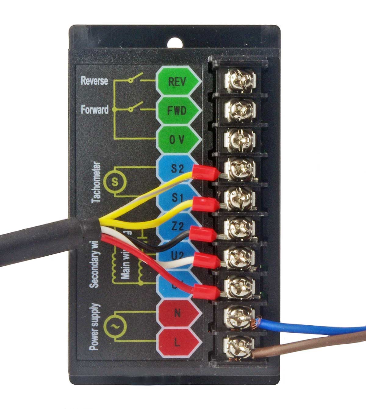 FP200W-ED regulator silnika jednofazowego 230V 200W z wyświetlaczem cyfrowym