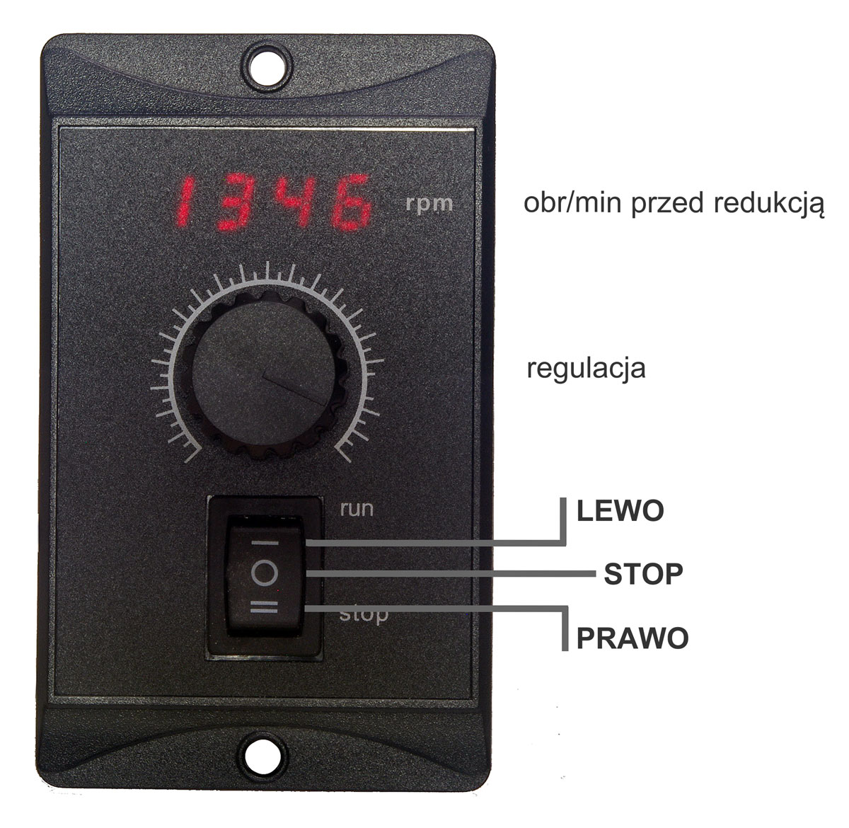US33-370 regulator silnika jednofazowego 230V 370W z wyświetlaczem cyfrowym