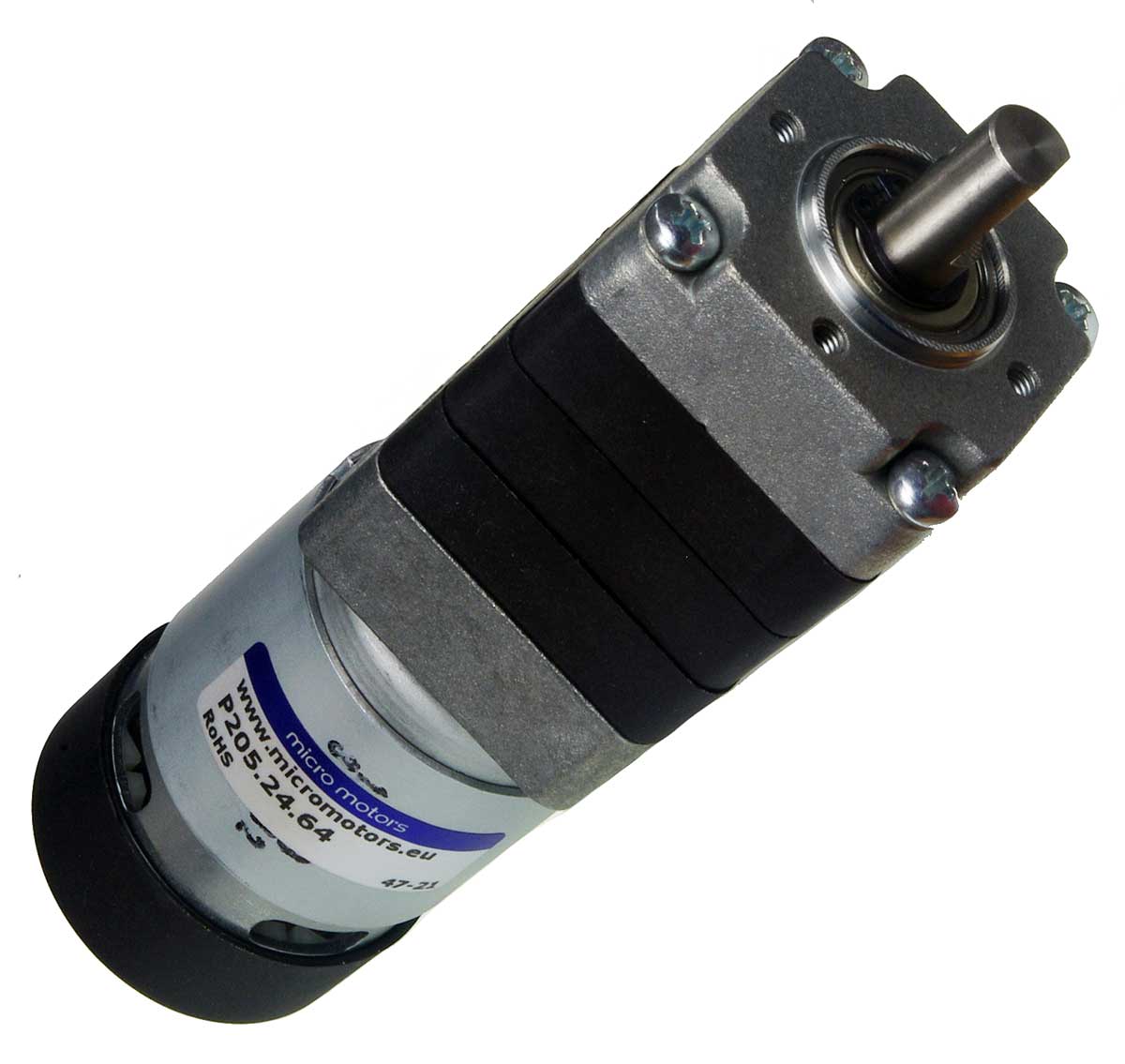 Motoreduktor P205-2S.24.64 24V 45obr/min 24V/2,4A 6N.m enkoder