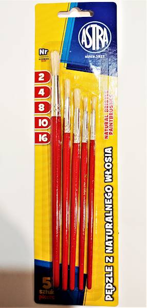 Pędzle 5szt. Astra