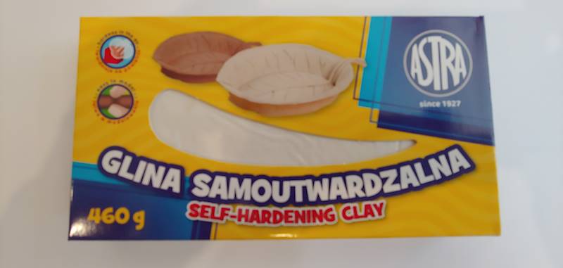 Glina samoutwardzalna biała Astra
