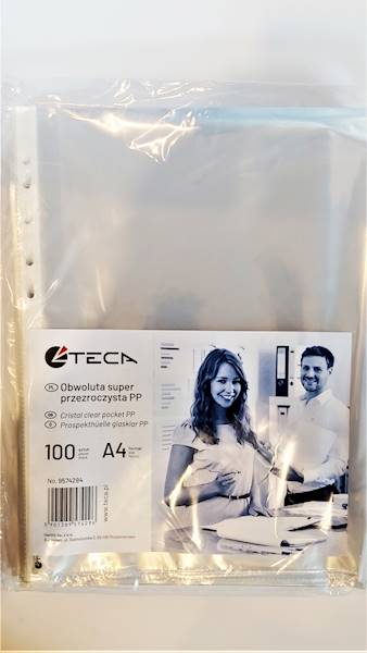 Obwoluta 100 A4 Cristal Herlitz