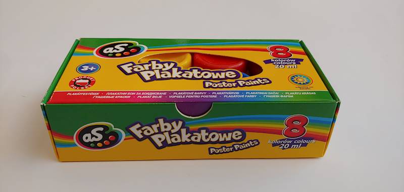Farby plakatowe 8k. AS