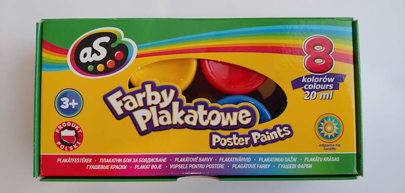 Farby plakatowe 8k. AS