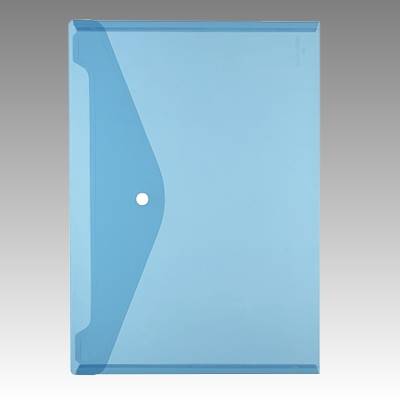 Teczka A4 zatrzask Herlitz niebieska