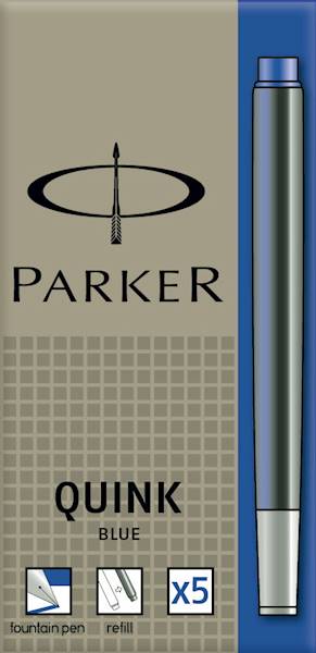Naboje Parker 5 niebieskie