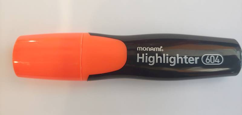 Zakreślacz Monami 604 pomarańczowy