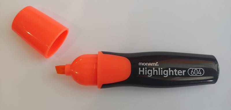 Zakreślacz Monami 604 pomarańczowy