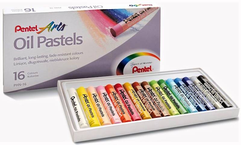 Pastele olejne 16k. Pentel