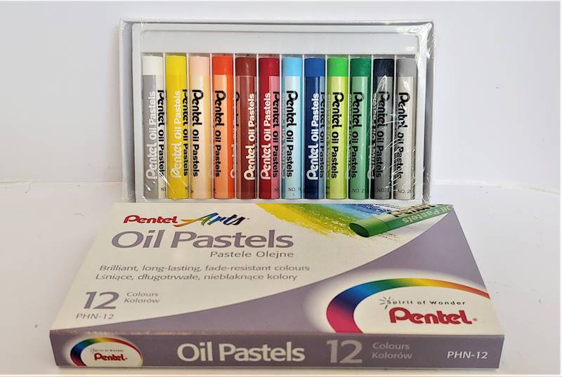 Pastele olejne 12k. Pentel