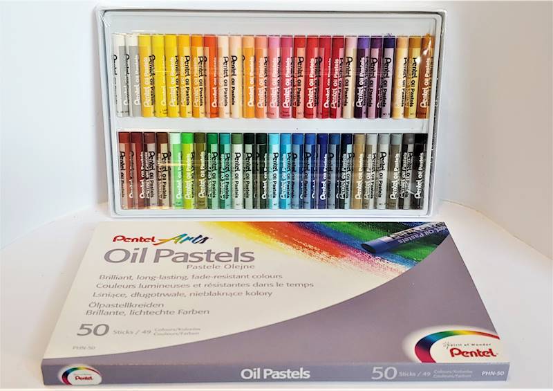 Pastele olejne 50k. Pentel