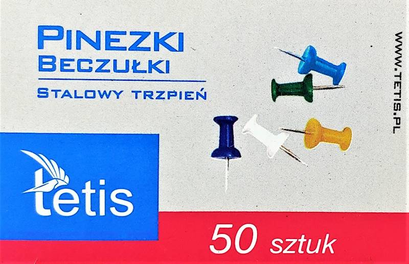 Pinezki do tablic GP100-AB Tetis