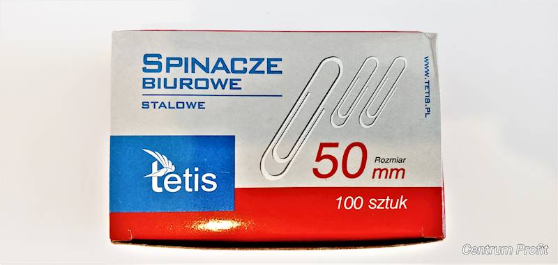 Spinacze 50mm Tetis GS140-D