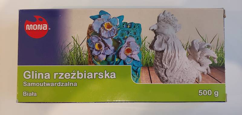 Glina rzeźbiarska Mona samoutwardzalna