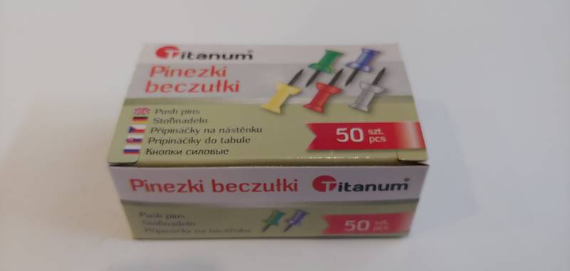 Pinezki do tablic beczułki Titanum
