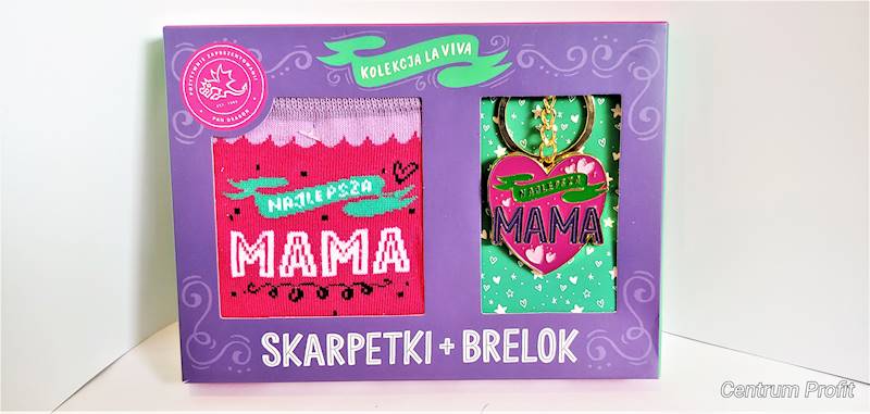 SET Skarpetki+Brelok Mama Pan Dragon