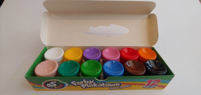 Farby plakatowe 12k. AS