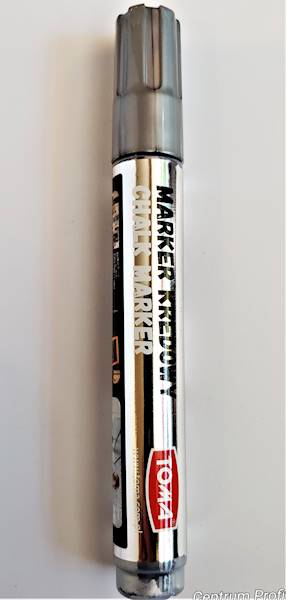Marker kredowy TOMA złoty/srebrny