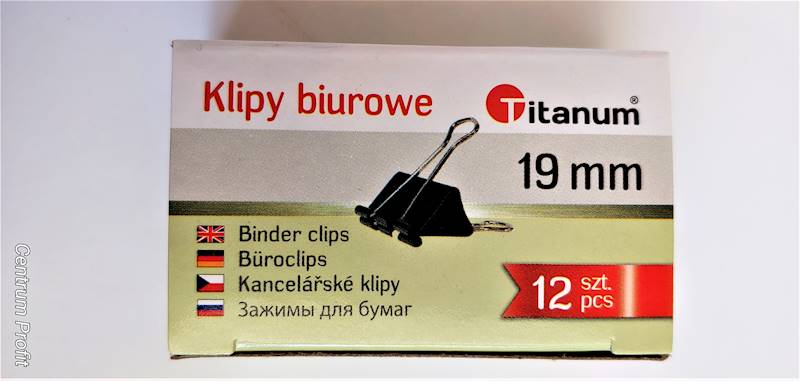 Klipy 19mm Titanum