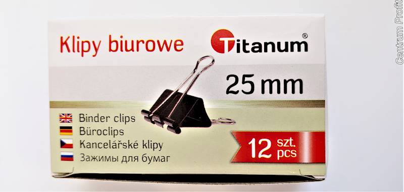 Klipy 25mm Titanum
