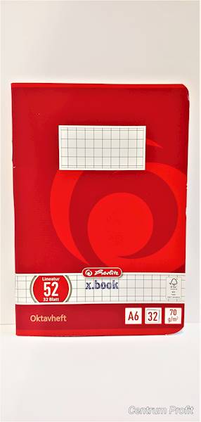 Notes do słówek 32 A6 kratka Herlitz