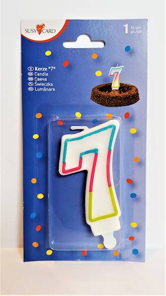 Świeczka 7 Herlitz nowa