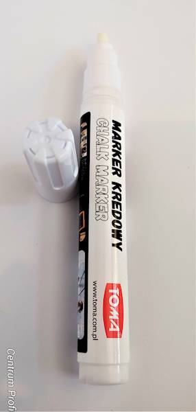 Marker kredowy TOMA biały