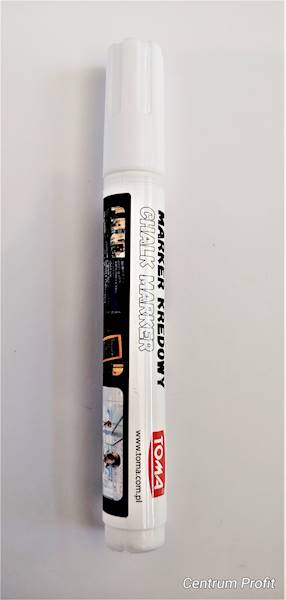 Marker kredowy TOMA biały
