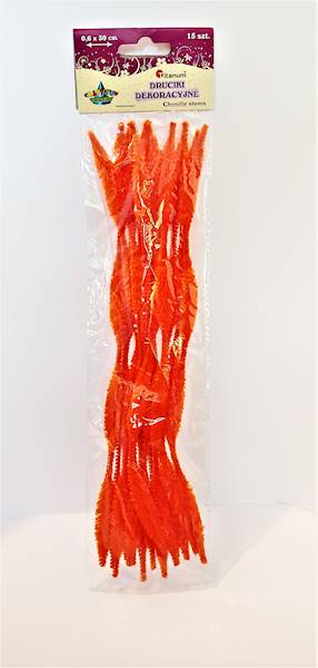 Druciki dekoracyjne Titanum pomarańczowe