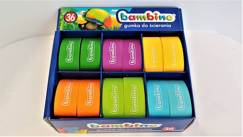 Gumka Bambino kolor