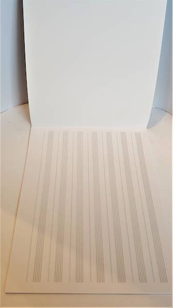 Zeszyt A4 nuty Unipap