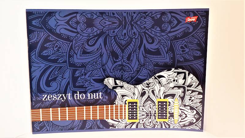 Zeszyt A4 nuty Unipap