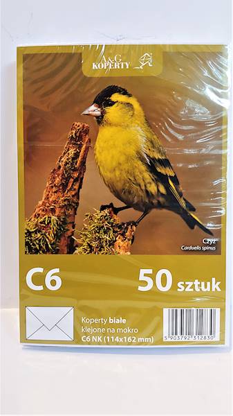 Koperta 50 C6 NK biała 