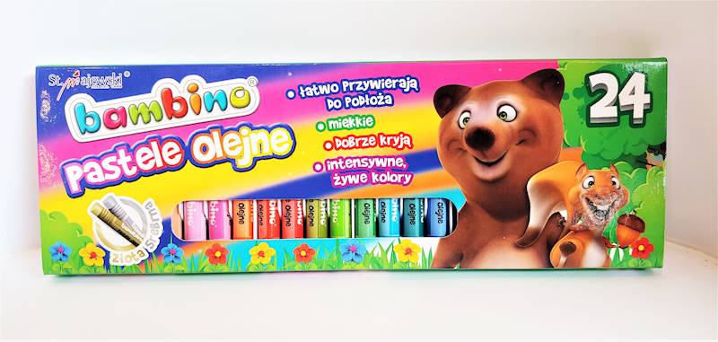 Pastele olejne 24k. Bambino