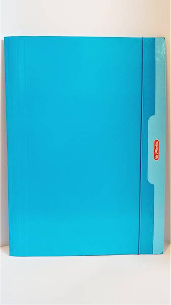 Teczka A4 gumka Herlitz niebieska