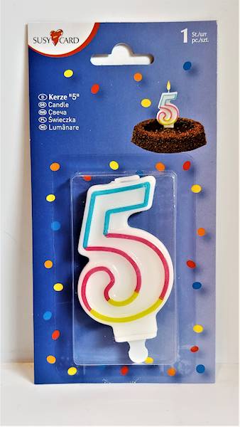 Świeczka 5 Herlitz nowa