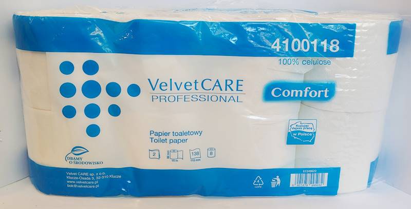 Papier toaletowy a'8 Velvet Care