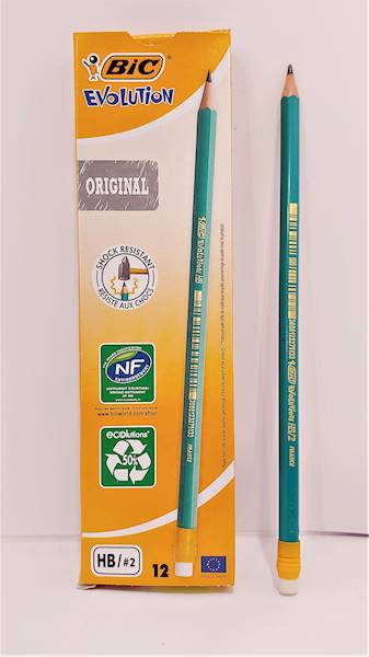 Ołówek HB BIC gumka Evolution