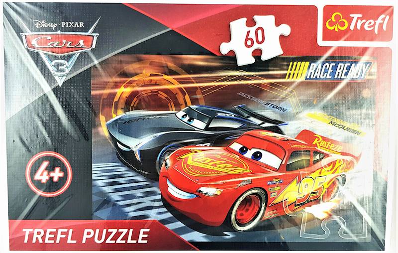 Puzzle 60 Wyścig Cars Trefl