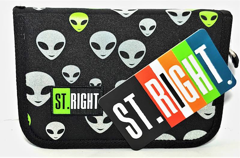 Piórnik 2-klapkowy bez wyposażenia ALIENS ST.RIGHT