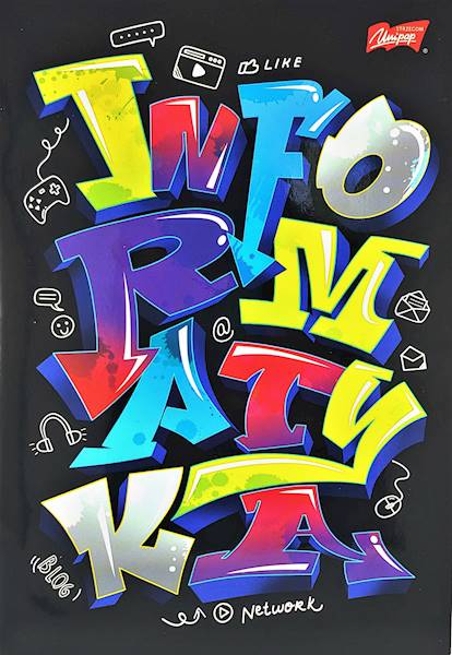 Zeszyt 60 A5 kratka Informatyka ze ściągą Unipap