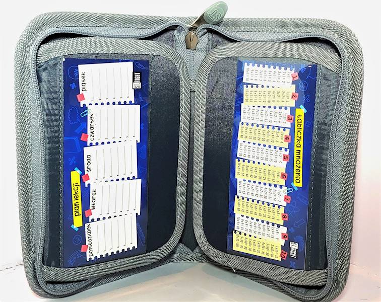 Piórnik 2-klapkowy bez wyposażenia CEKINOWE KOTY