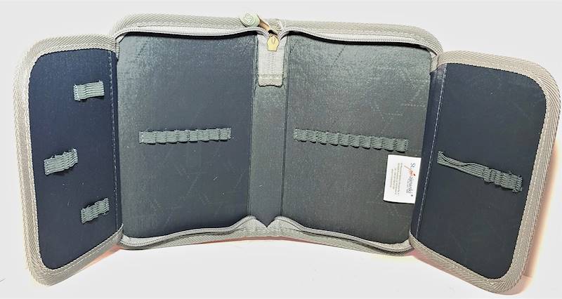 Piórnik 2-klapkowy bez wyposażenia CEKINOWE KOTY