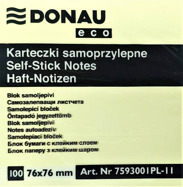 Notes Post It 76x76 Donau Eco