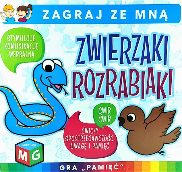 Gra Zwierzaki Rozrabiaki Multigra