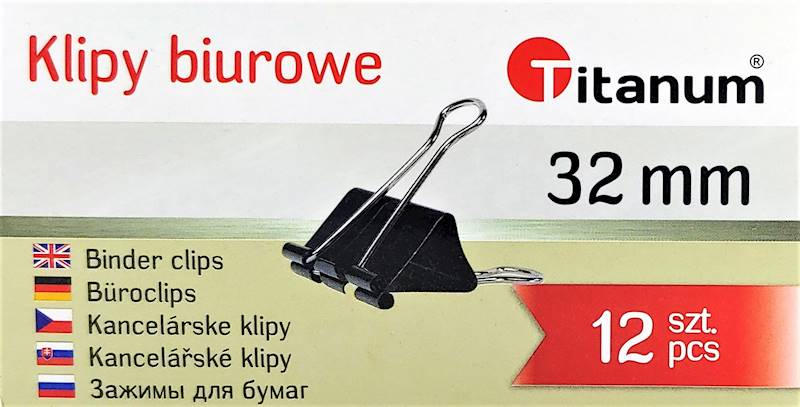 Klipy 32mm Titanum