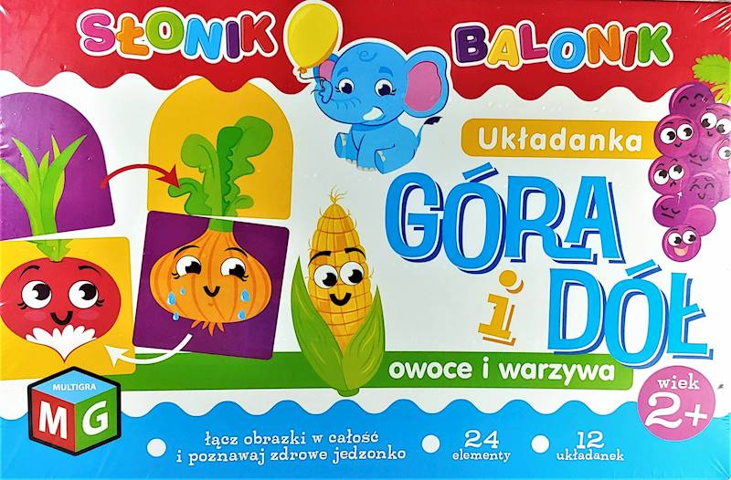 Gra Słonik Balonik - warzywa i owoce Multigra