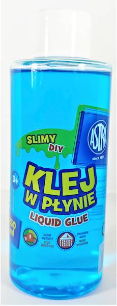 Klej Astra 250 ml niebieski Slimy