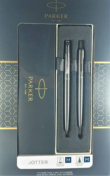 Komplet Parker Jotter FP+BP CT stalowy